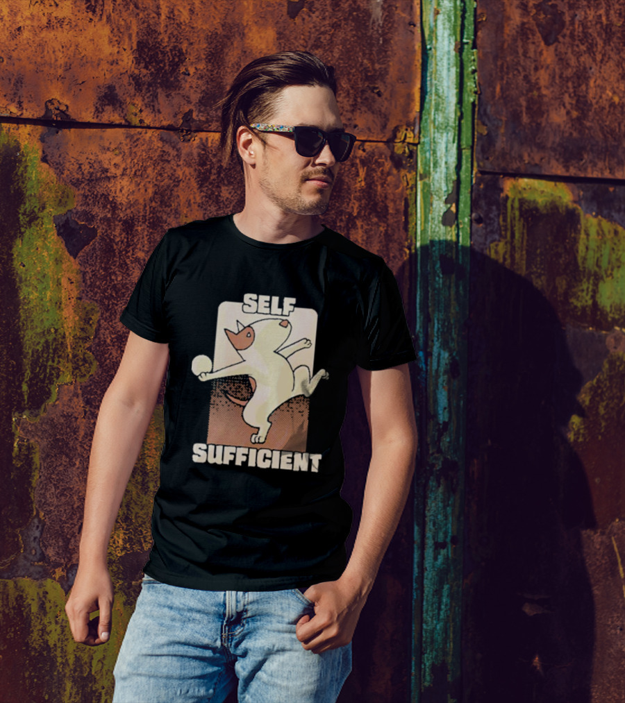 SELF SUFFICIENT BULL TERRIER T-Shirt