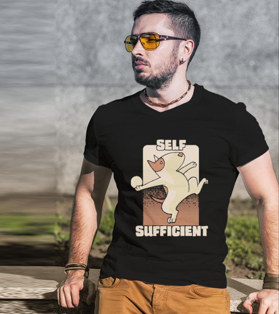 SELF SUFFICIENT BULL TERRIER T-Shirt