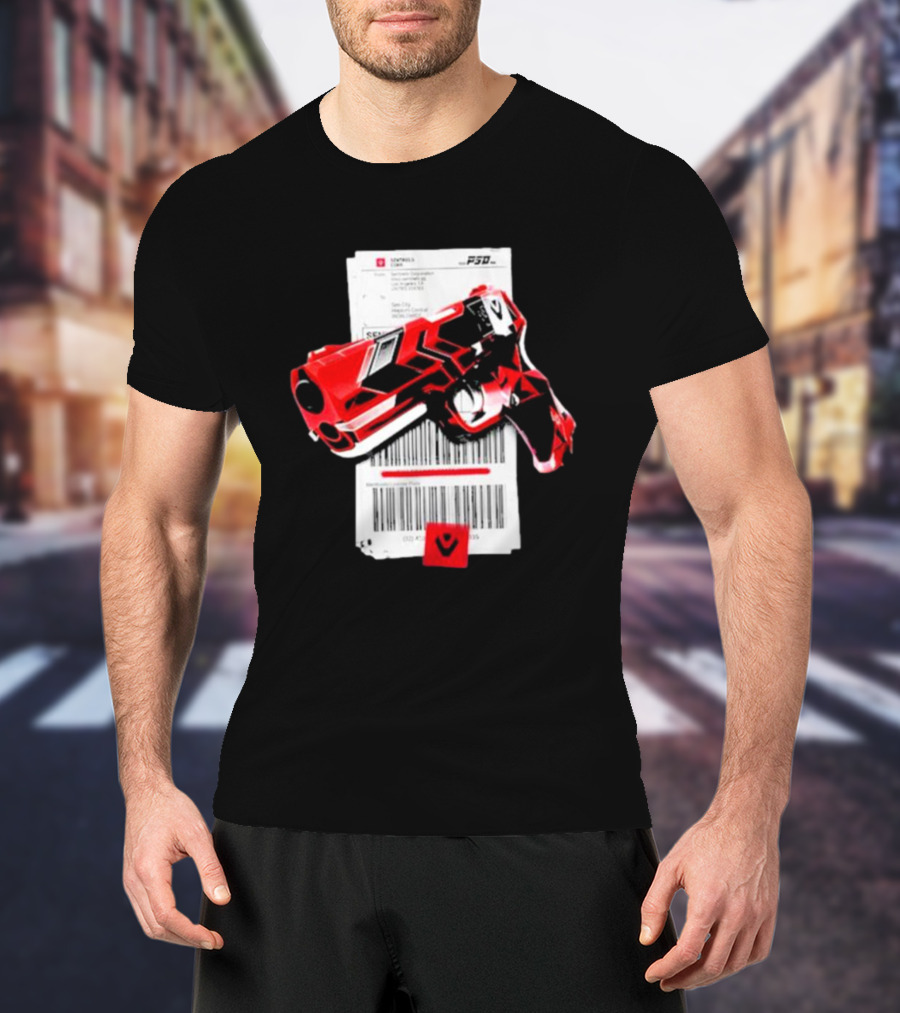 Sentinels Pistol Barcode PSD Capsule T-Shirt
