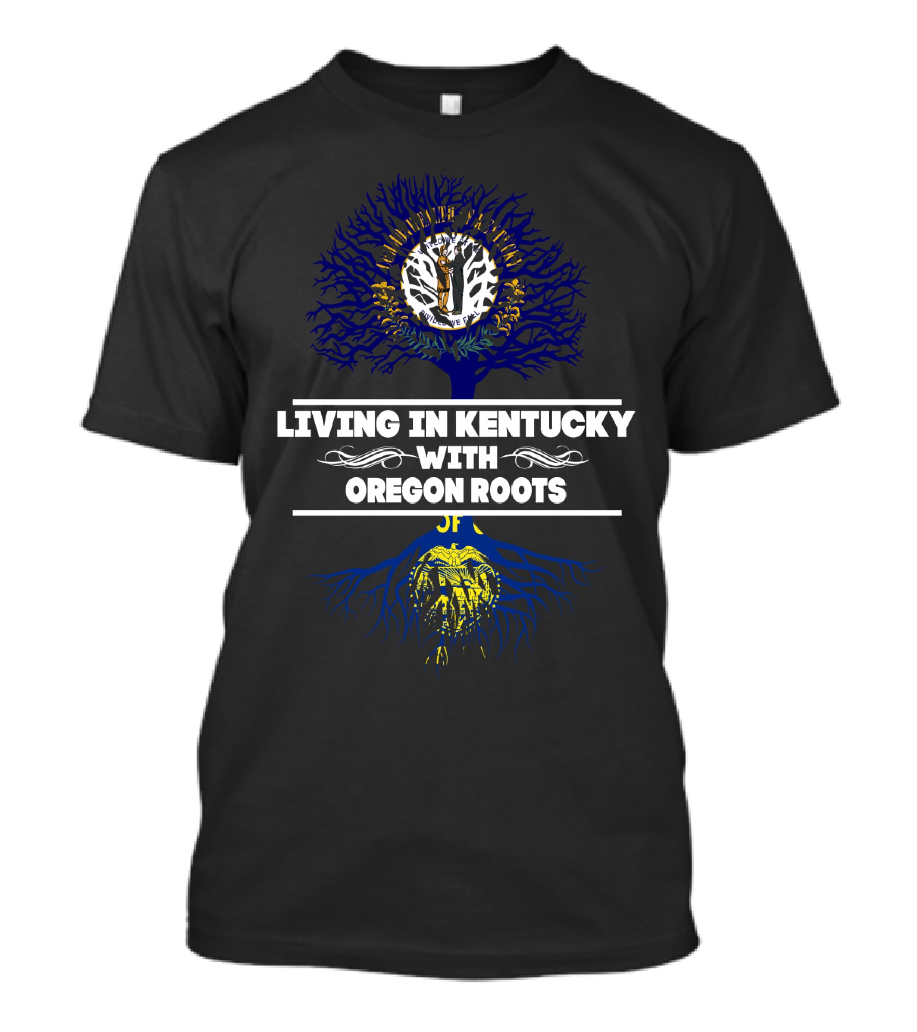 Connections Between Kentucky Living And Oregon Heritage Highlighted Through Environmental Symbolism T-Shirt