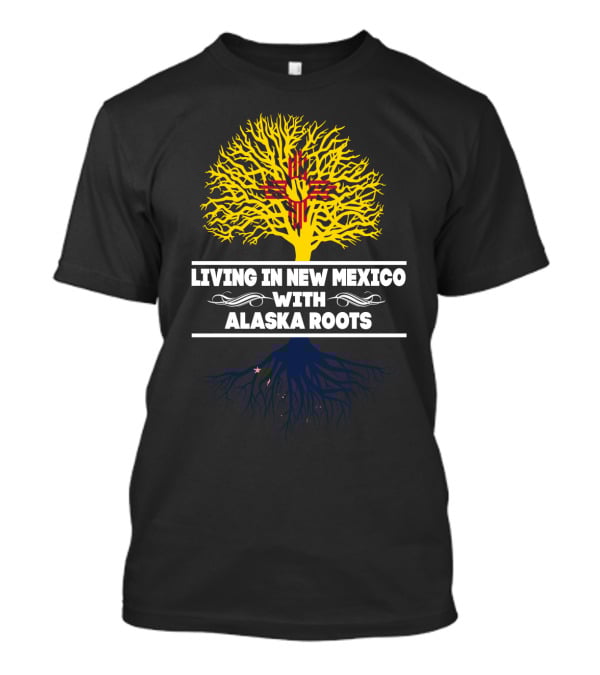 New Mexico Residency Merged With Deep Alaska Heritage Symbolism T-Shirt