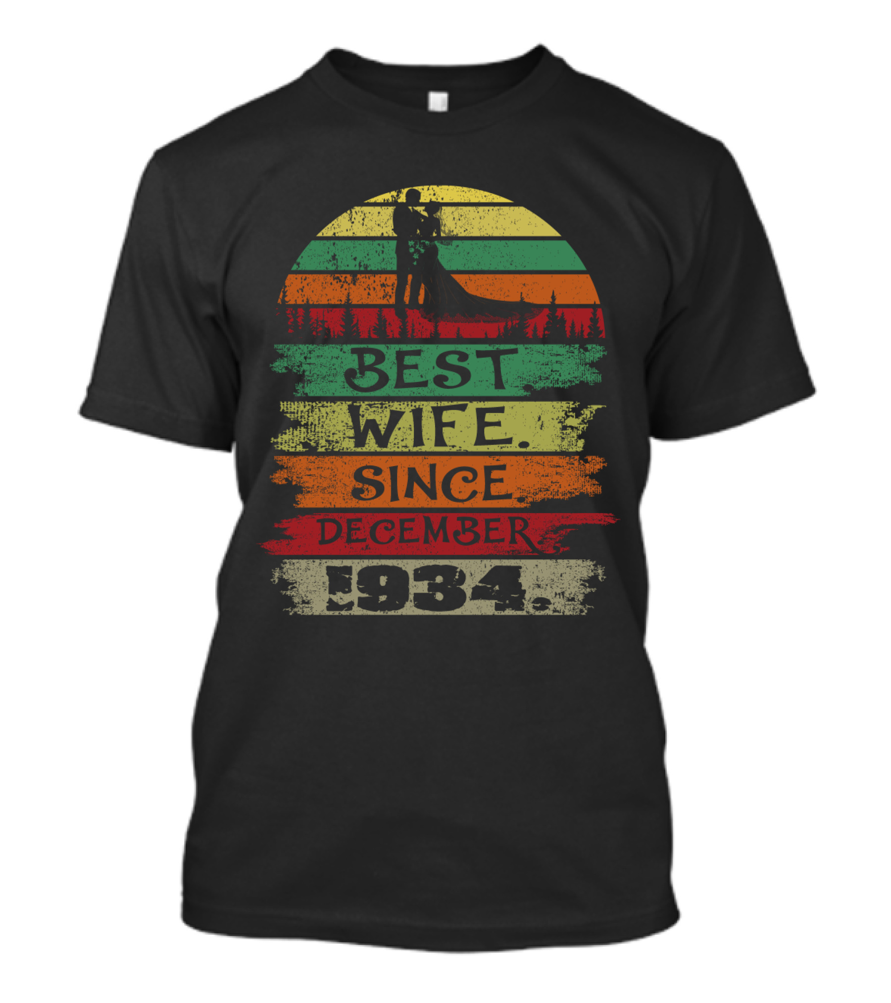 Best Wife Since December 1934 Retro T-Shirt