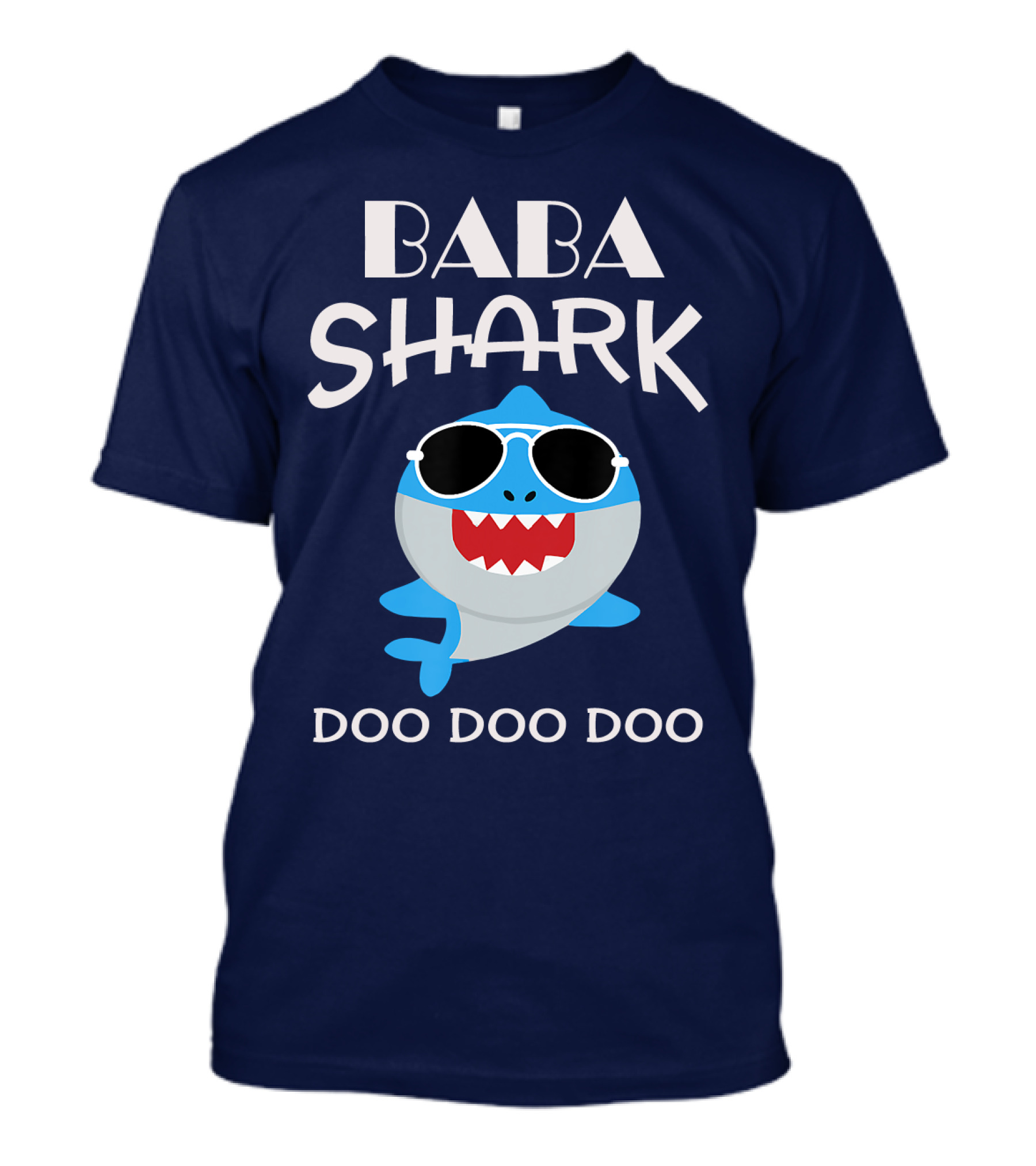 Baba Shark Doo Doo Doo Sunglasses Fun T-Shirt