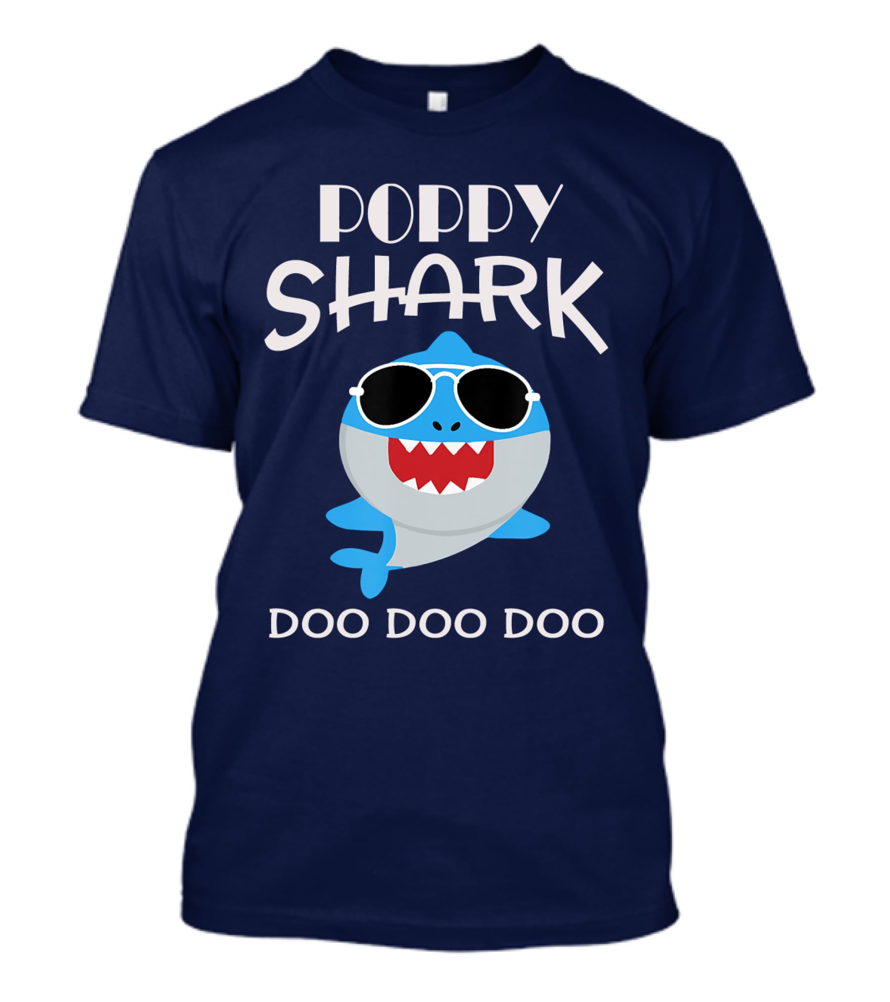 Poppy Shark Sunglasses Doo Doo Doo T-Shirt