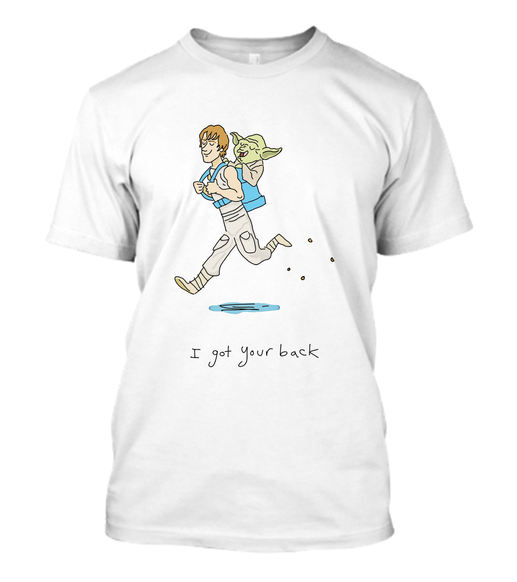 I Got Your Back Baby Yoda Star Wars Training Scene T-Shirt