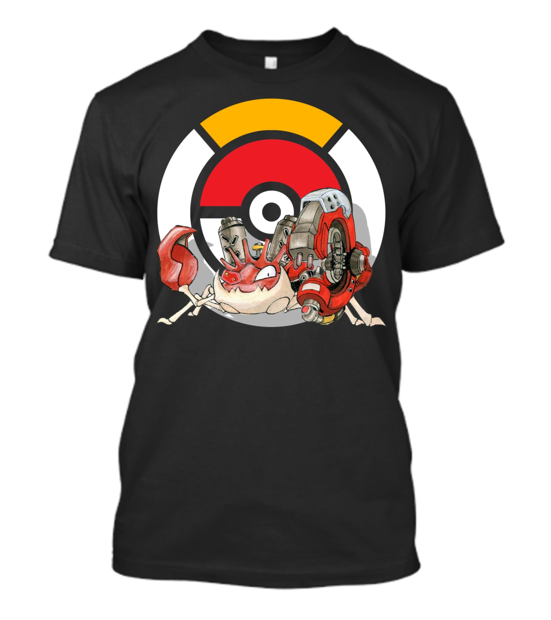 POKEMON X OVERWATCH KINGLER X TORBJORN MASHUP T-Shirt