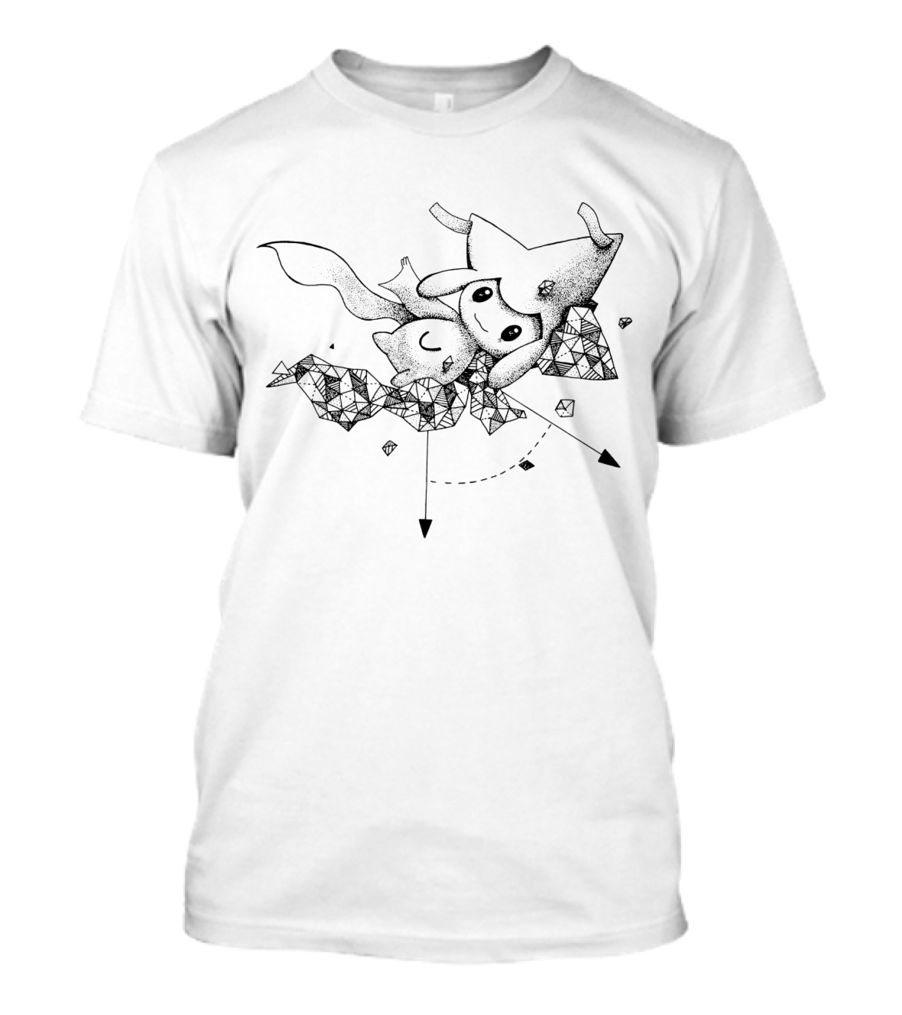 GEOMETRIC JIRACHI POKEMON CRYSTAL T-Shirt