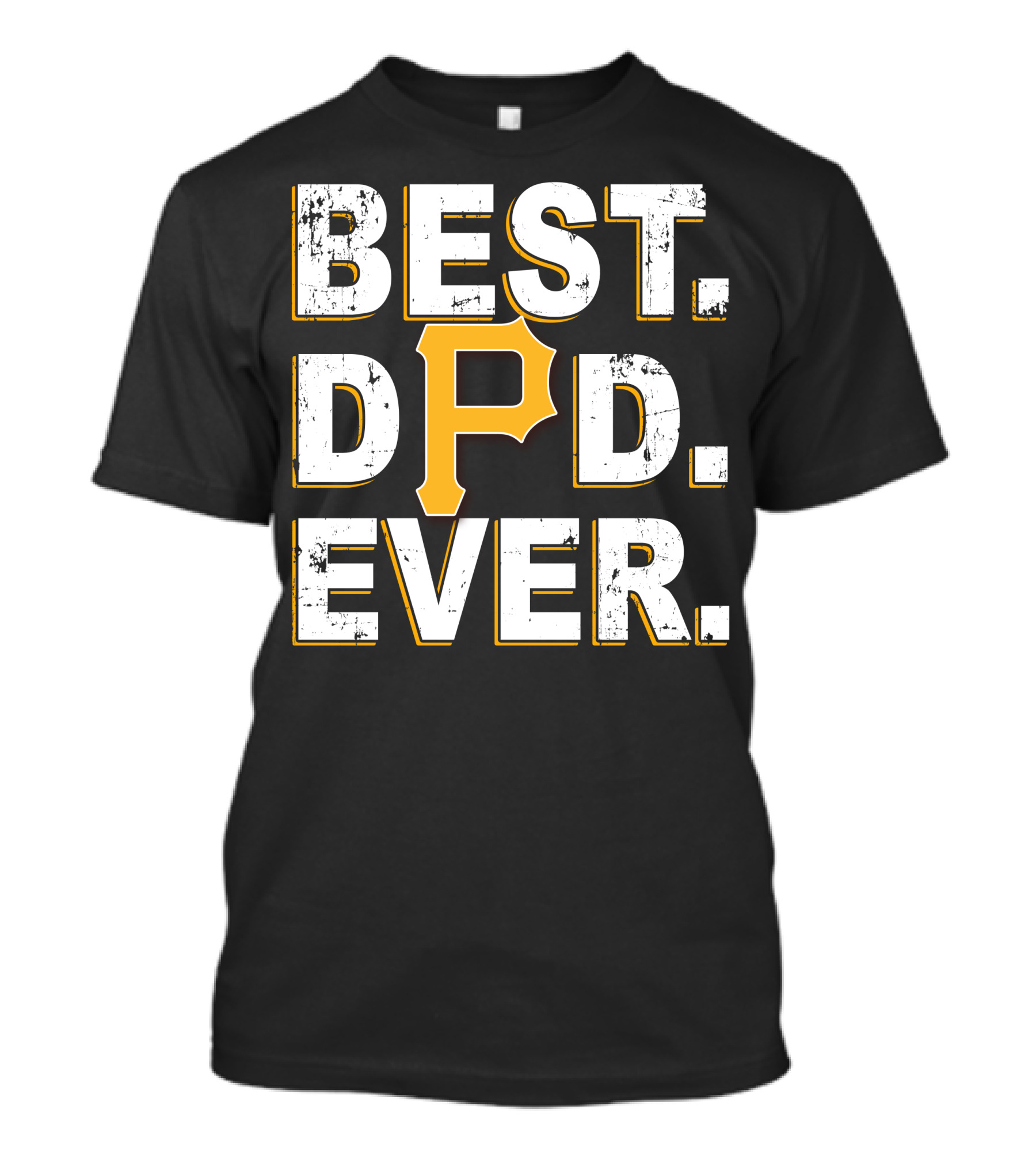 Best Dad Ever Pittsburgh Baseball Style T-Shirt