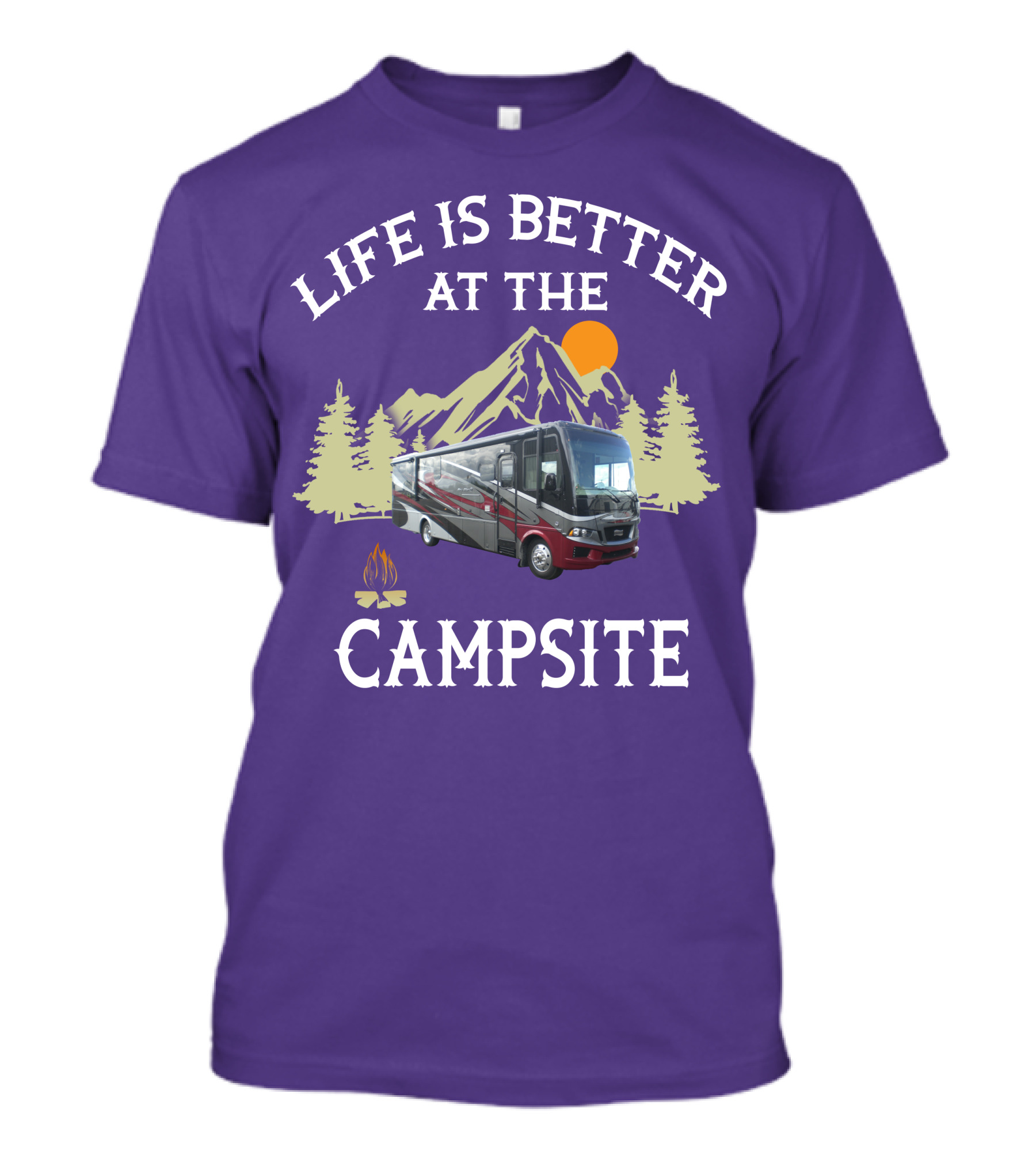 Life Is Better At The Campsite Region 5 Newmar Kountry Klub T-Shirt
