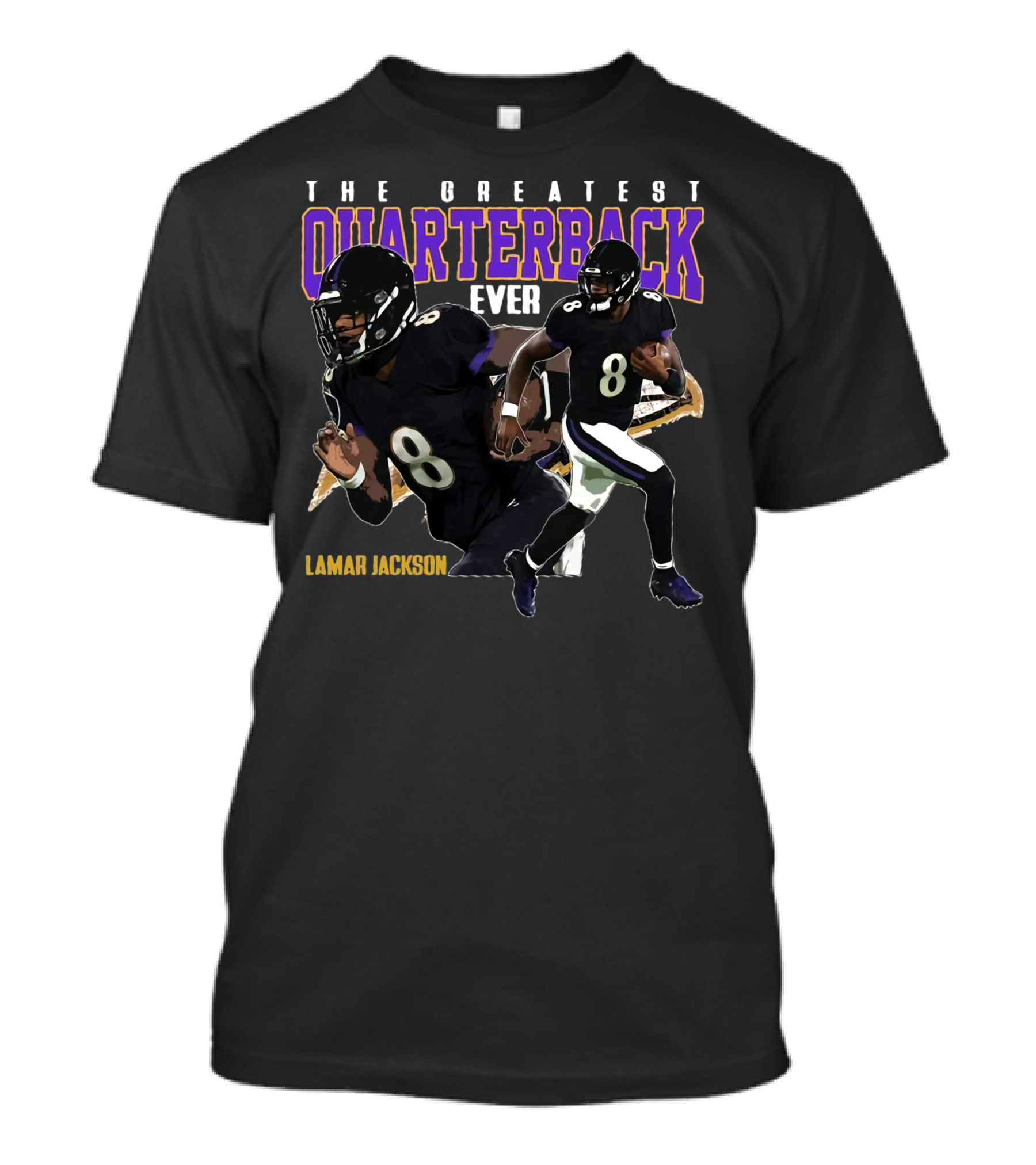 Lamar Jackson The Greatest Quarterback Ever T-Shirt