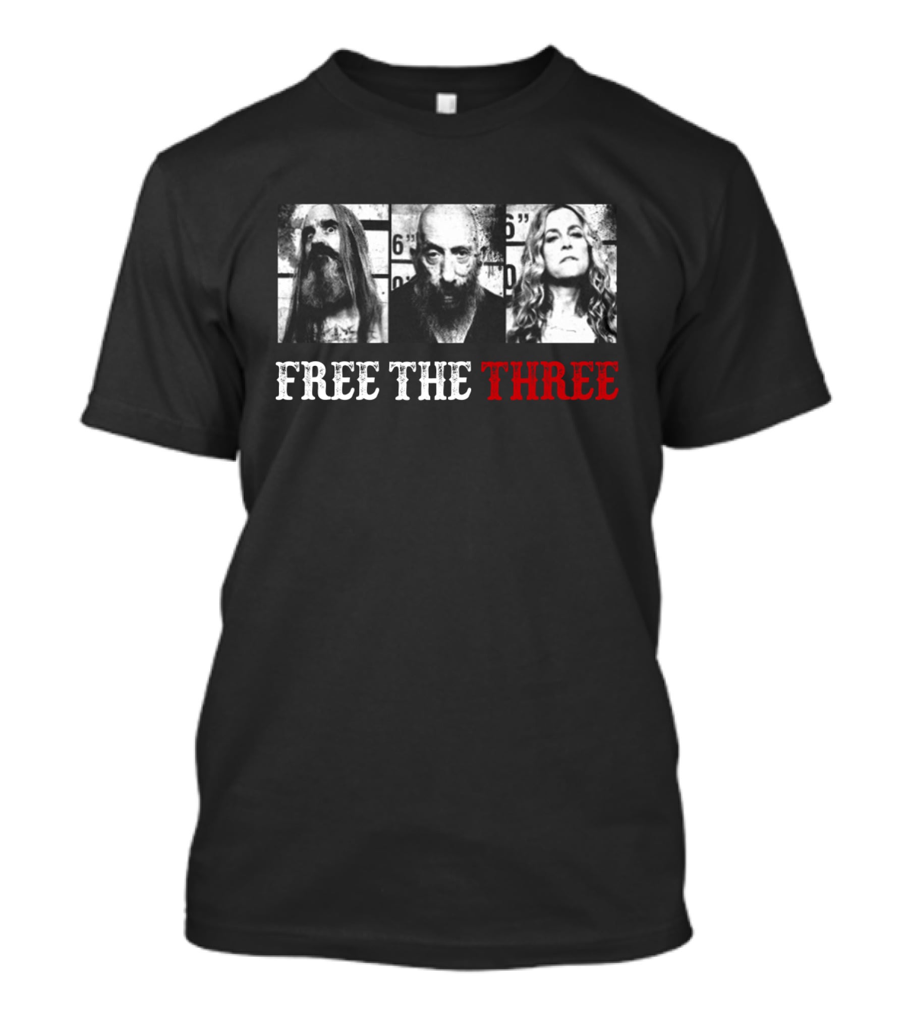 Free The Three 3 From Hell Mugshot T-Shirt