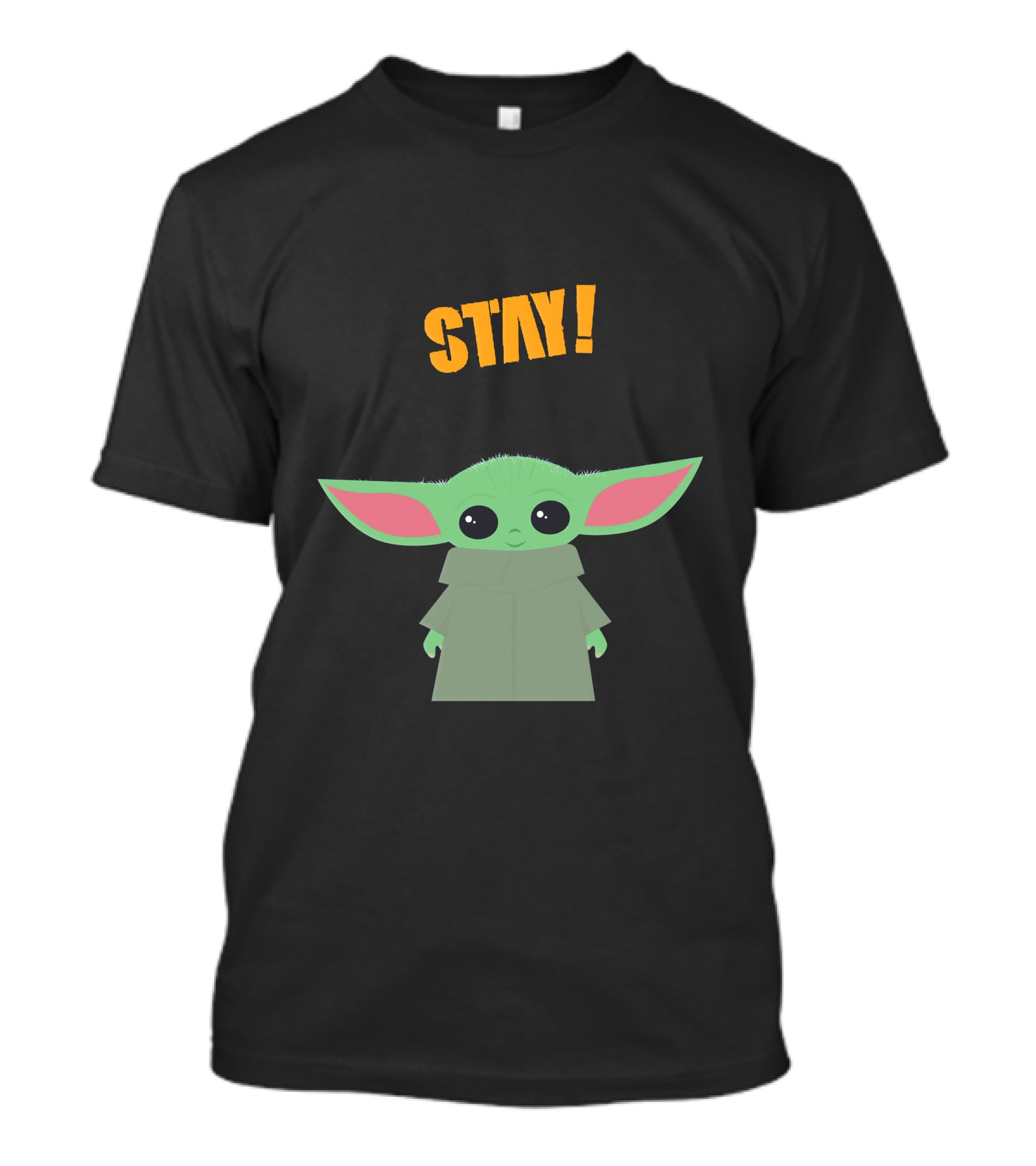 Stay Baby Yoda Mandalorian Grogu T-Shirt