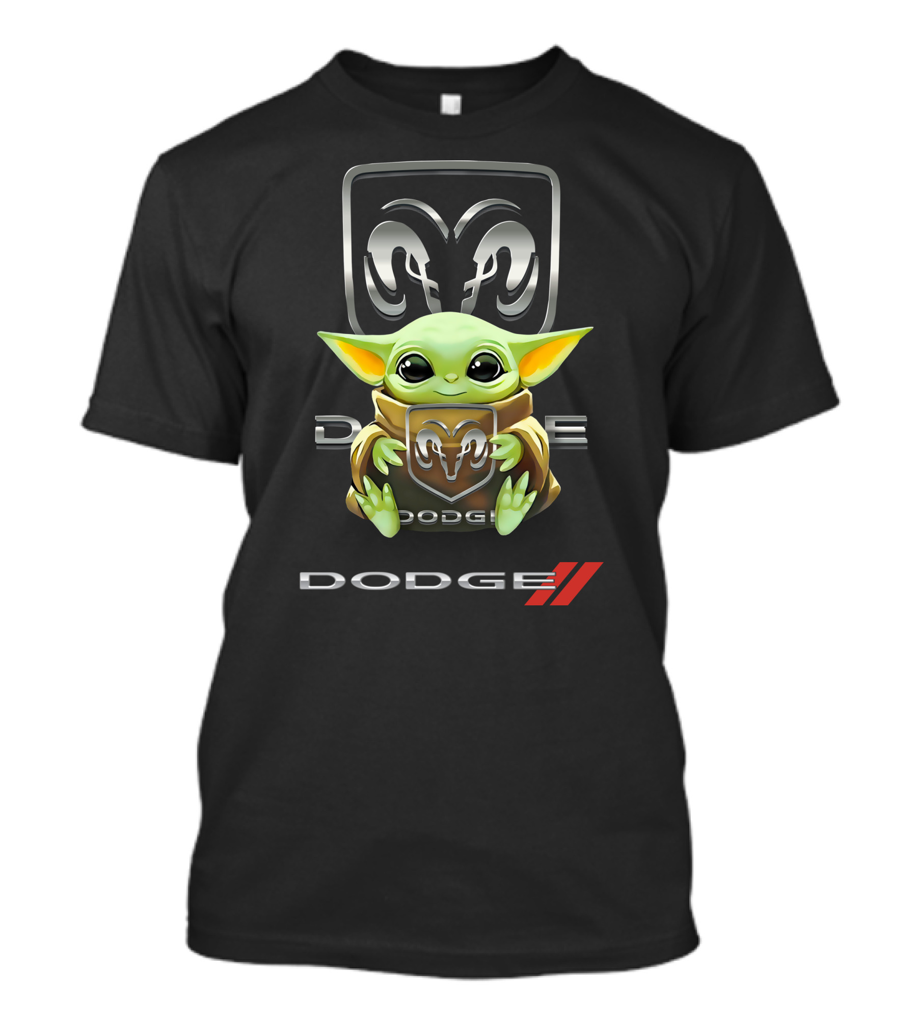 Baby Yoda Hug Dodge Ram T-Shirt