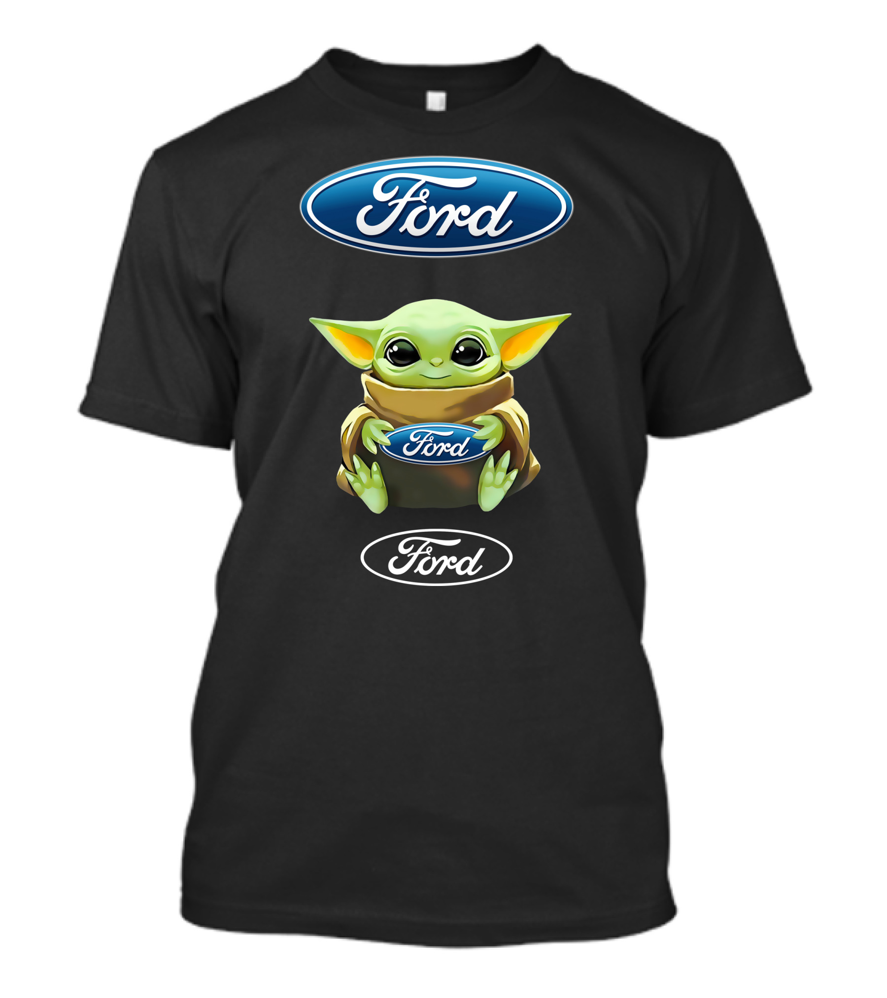 Star Wars Baby Yoda Holding Ford T-Shirt