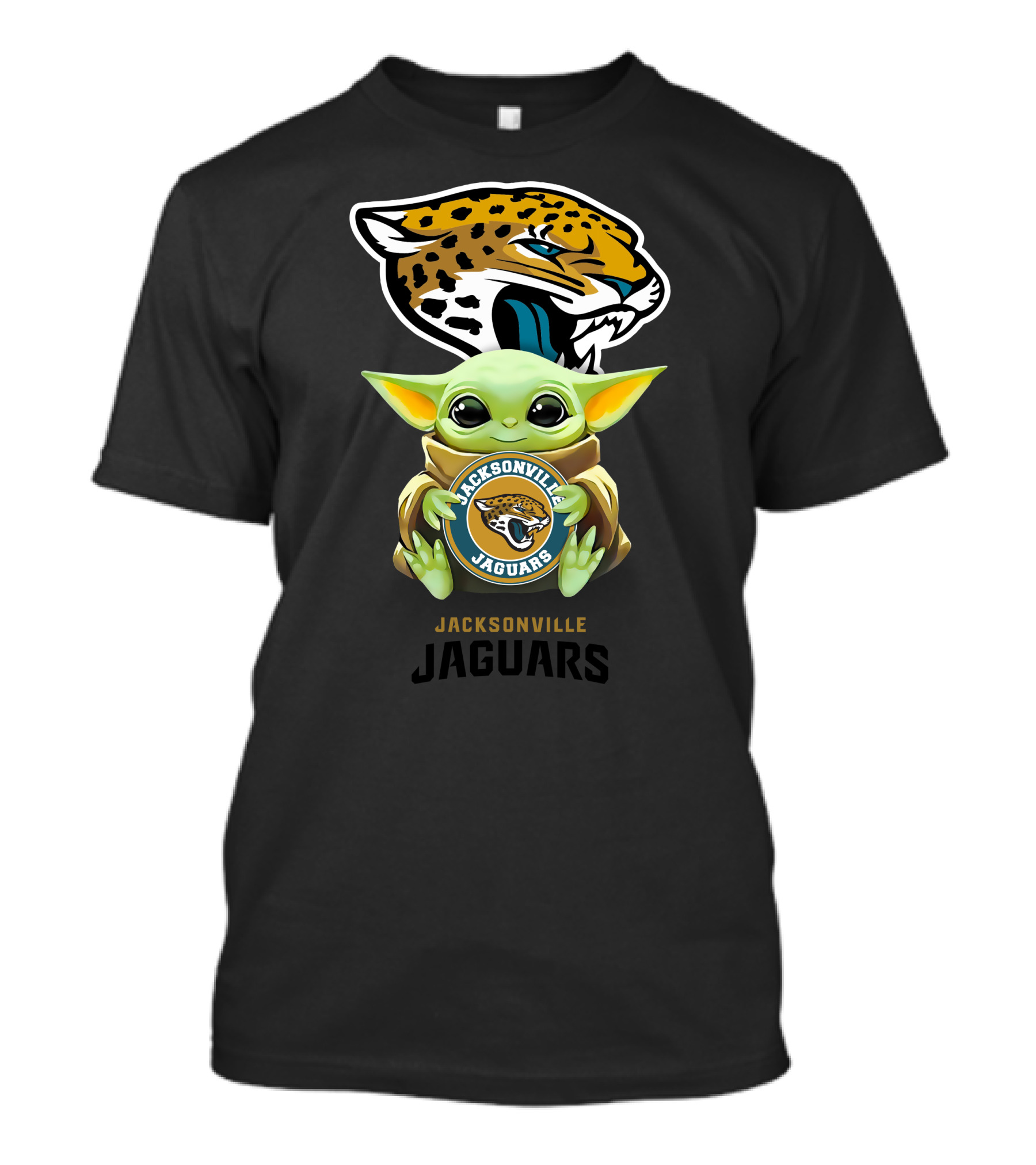 Star Wars Baby Yoda Jacksonville Jaguars T-Shirt