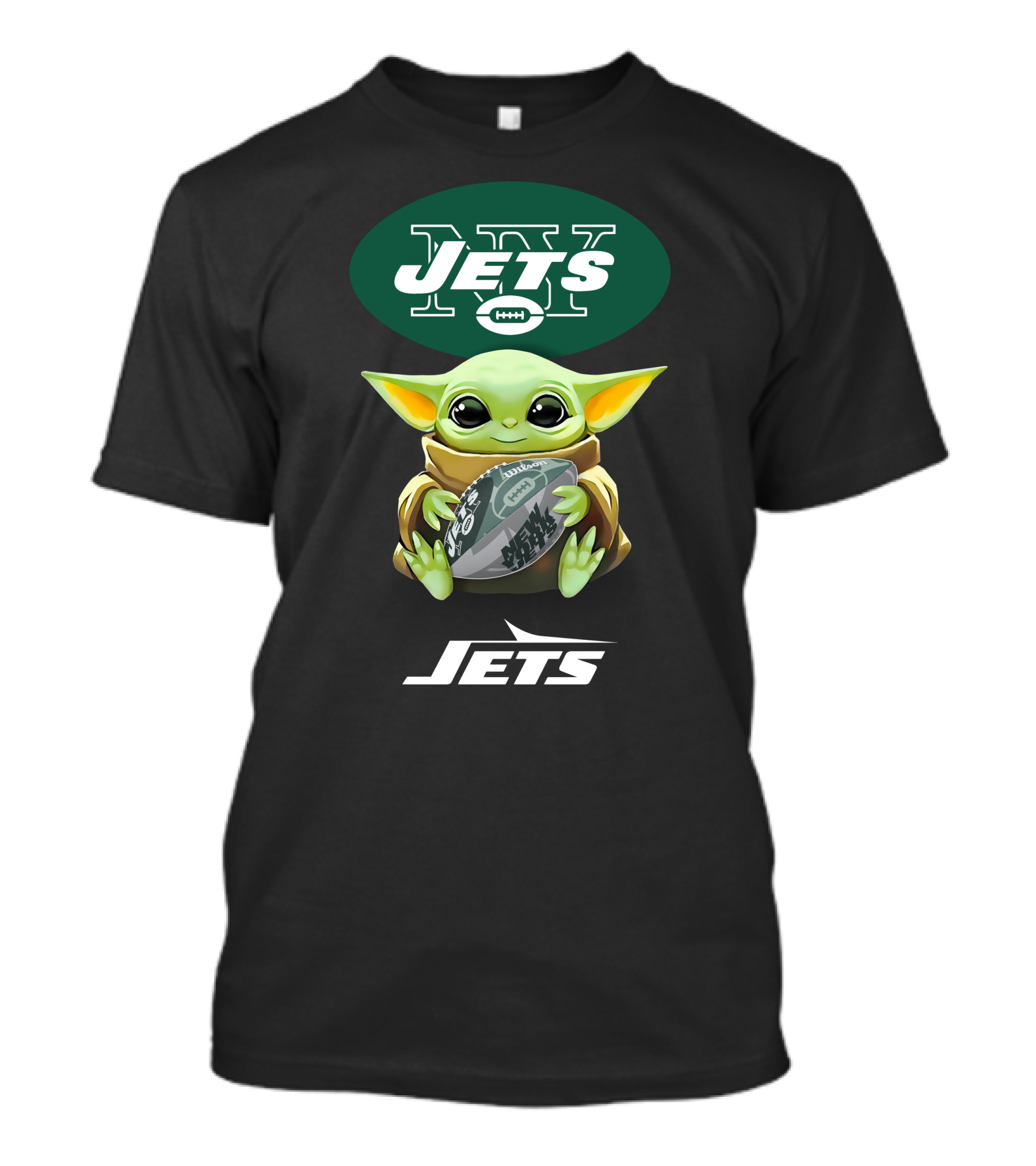 Grogu Hug New York Jets Football Jets T-Shirt