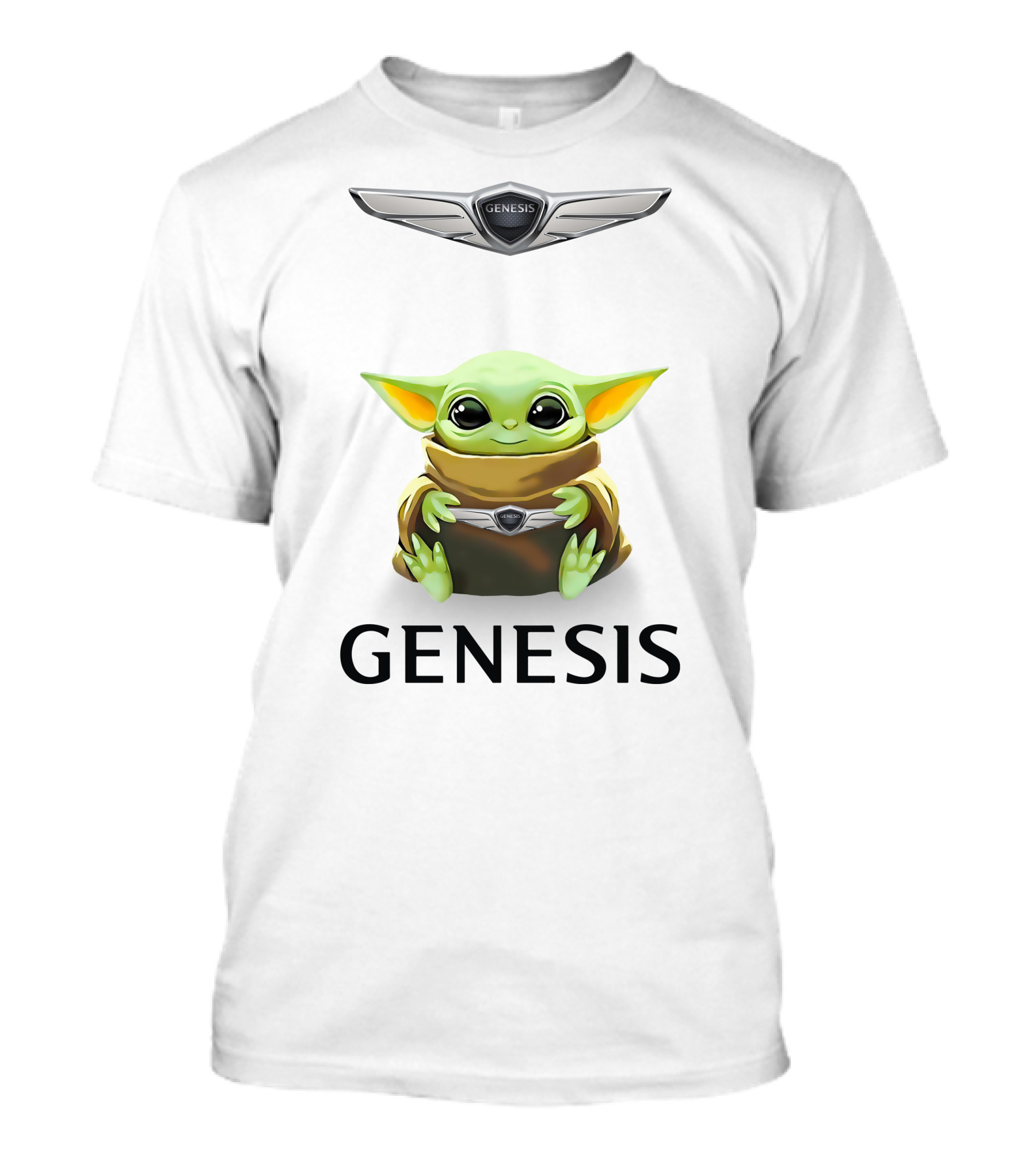 Genesis Logo Grogu Hug T-Shirt