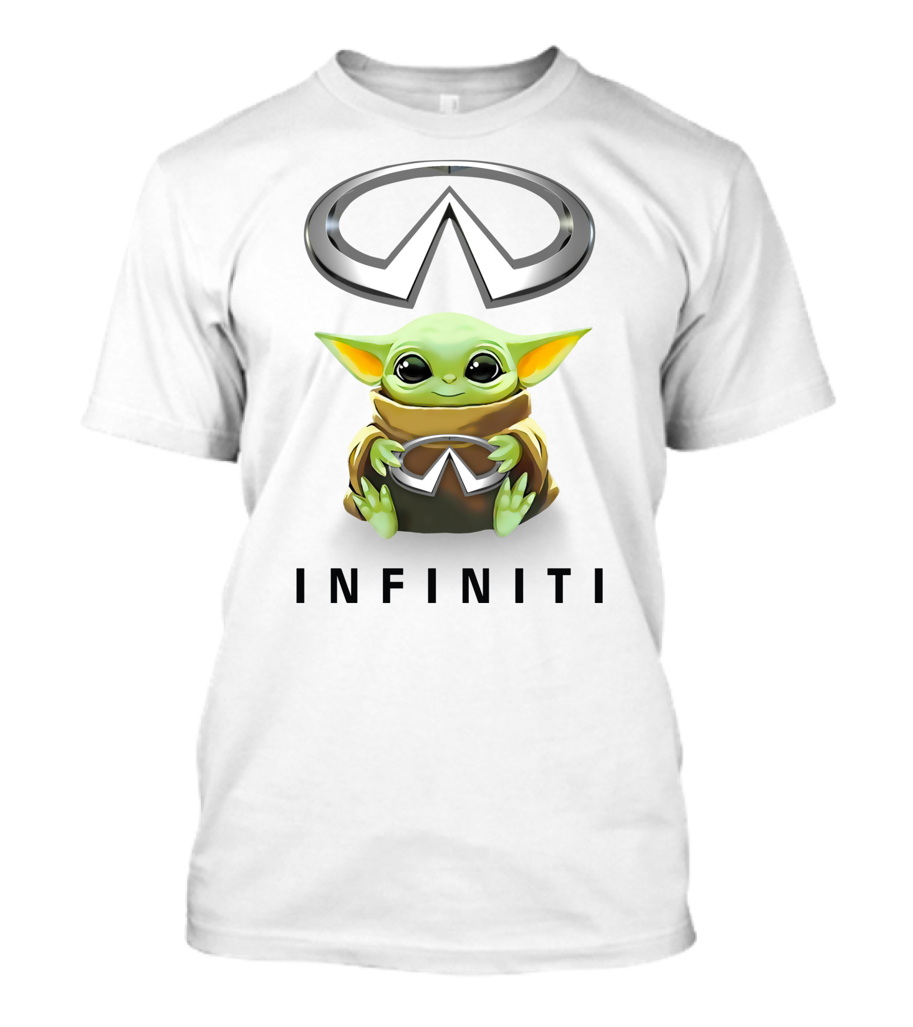 Grogu Holding Infiniti Symbol T-Shirt