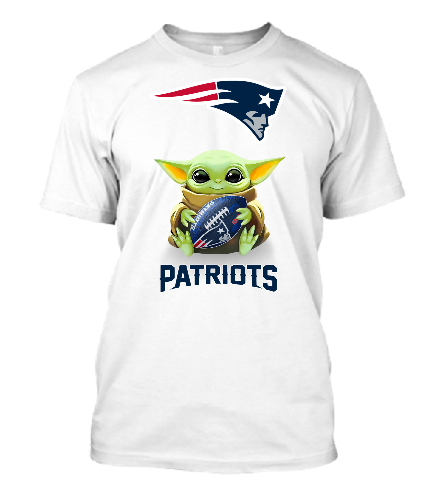 Grogu New England Patriots Football Hug Patriots T-Shirt