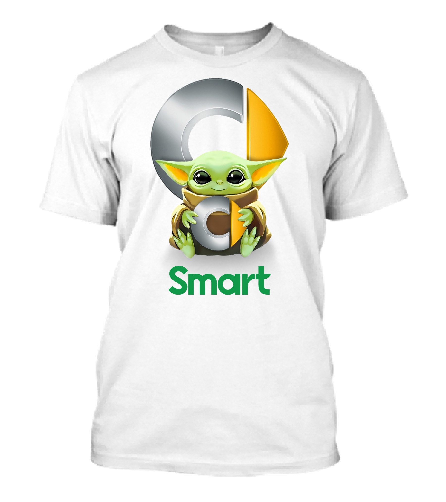 Grogu Hug Smart White C T-Shirt