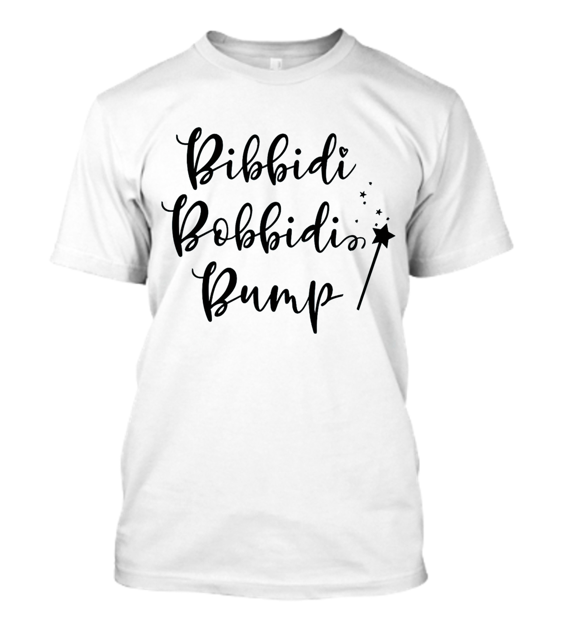 Bibbidi Bobbidi Bump Magic Wand Stars T-Shirt