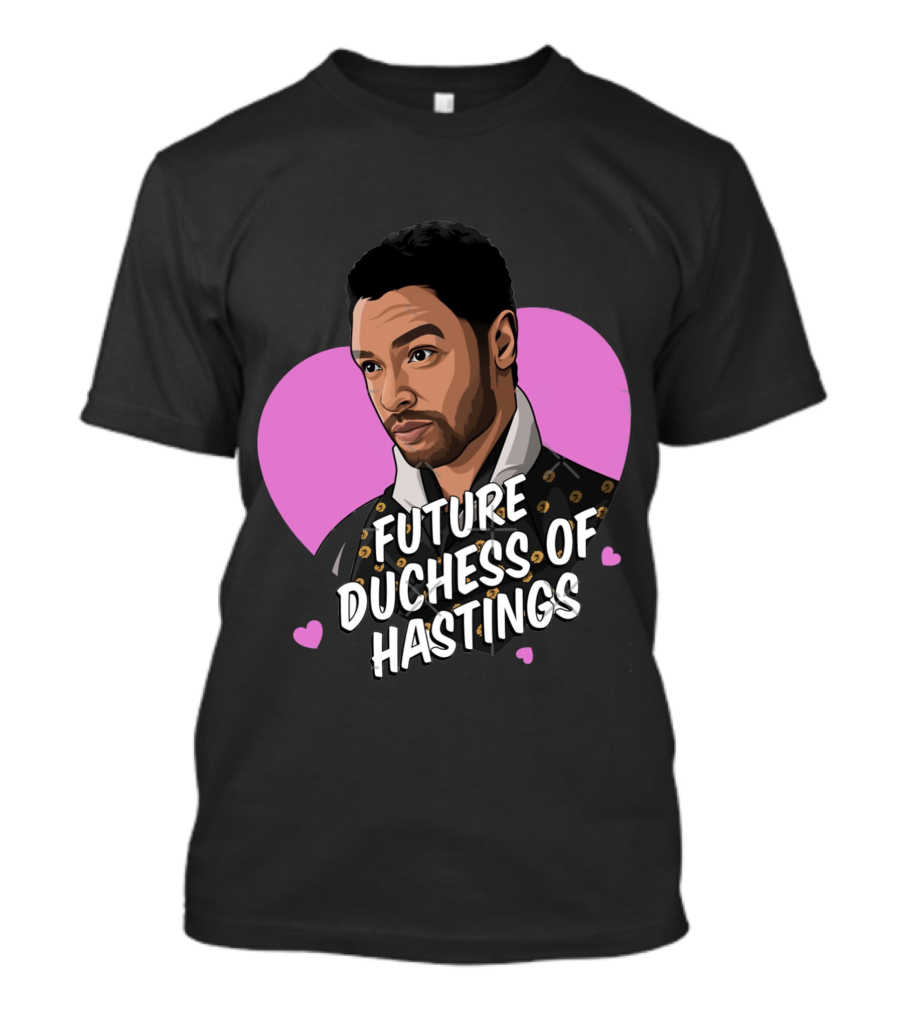 Future Duchess Of Hastings Regency Romance Gentleman Heart Background T-Shirt