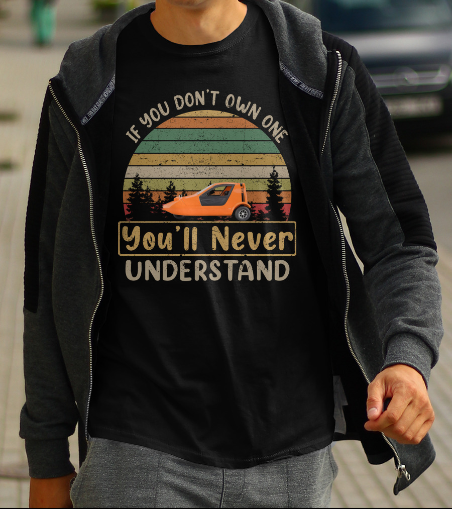 If You Don't Own One You'll Never Understand Bond Bug Vintage Sunset T-Shirt
