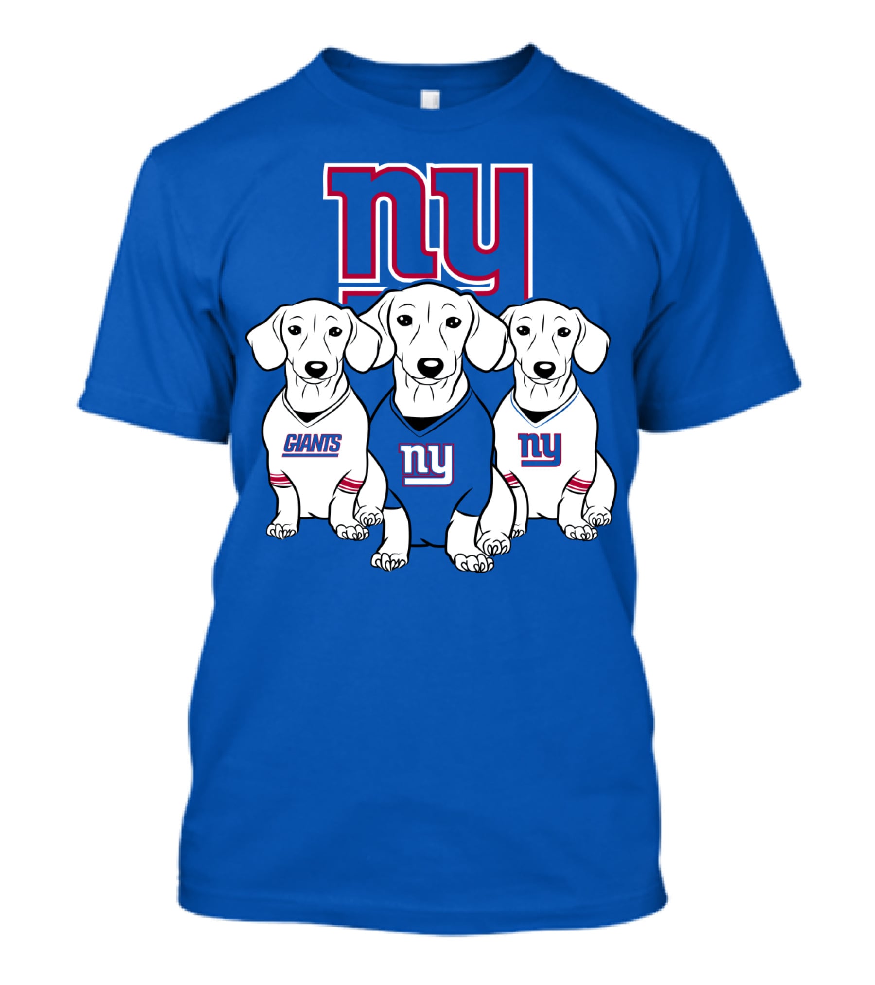 Ny Giants Dachshund Dog T-Shirt
