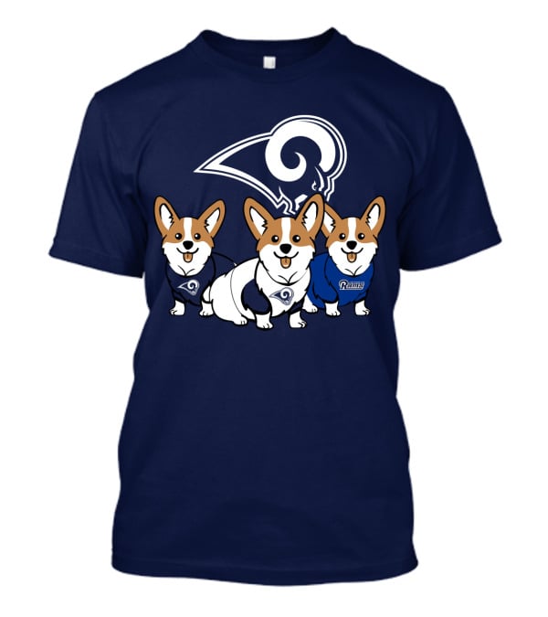 Los Angeles Rams Corgis T-Shirt