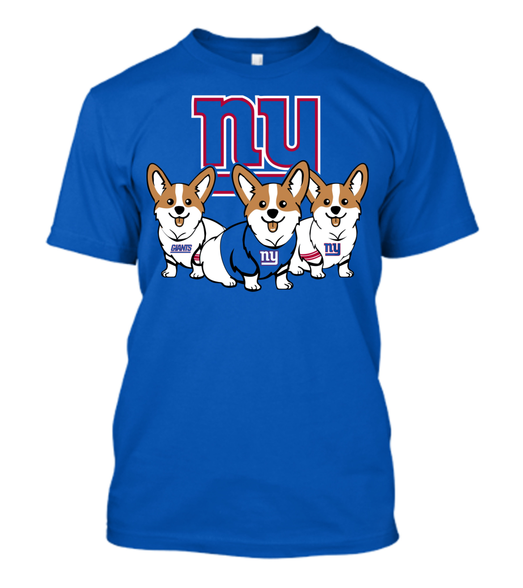 New York Giants Corgi T-Shirt