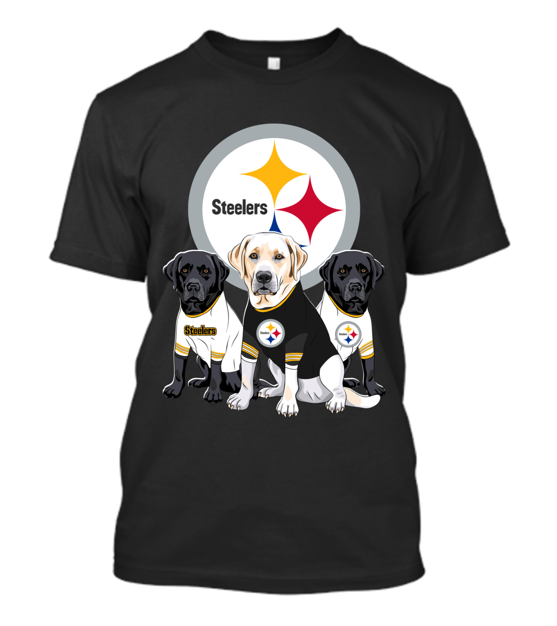 Steelers Labrador Trio T-Shirt