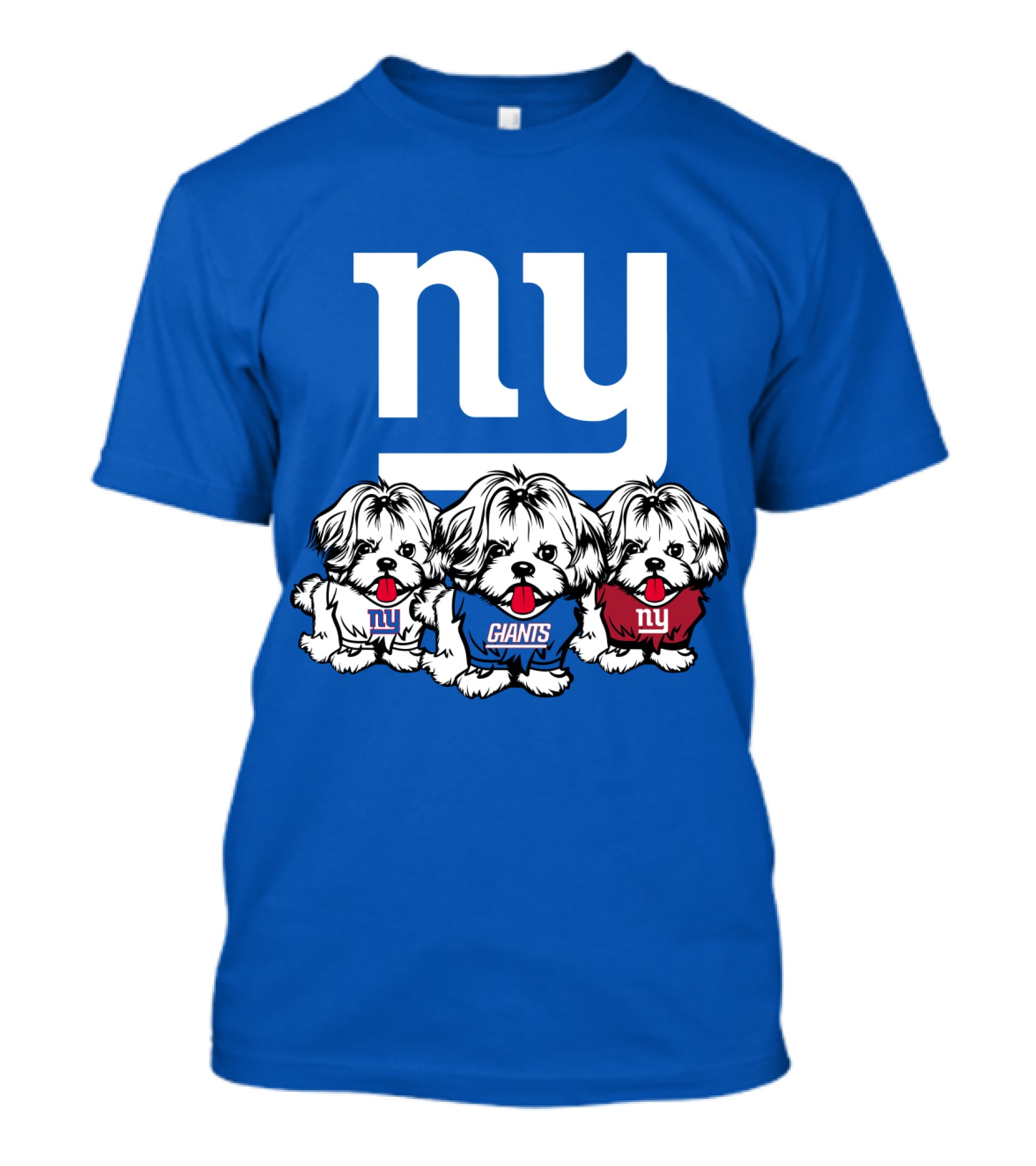 New York Giants Shih Tzu T-Shirt