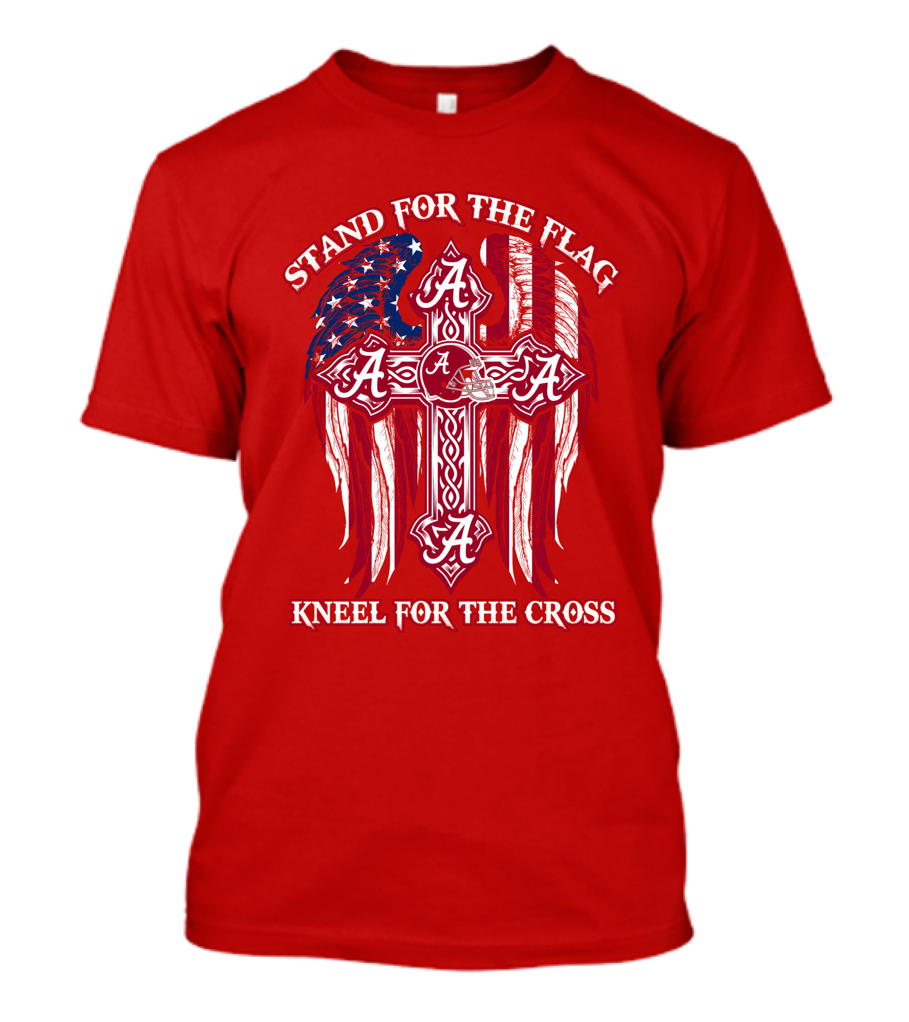 Stand For The Flag Kneel For The Cross Alabama A T-Shirt