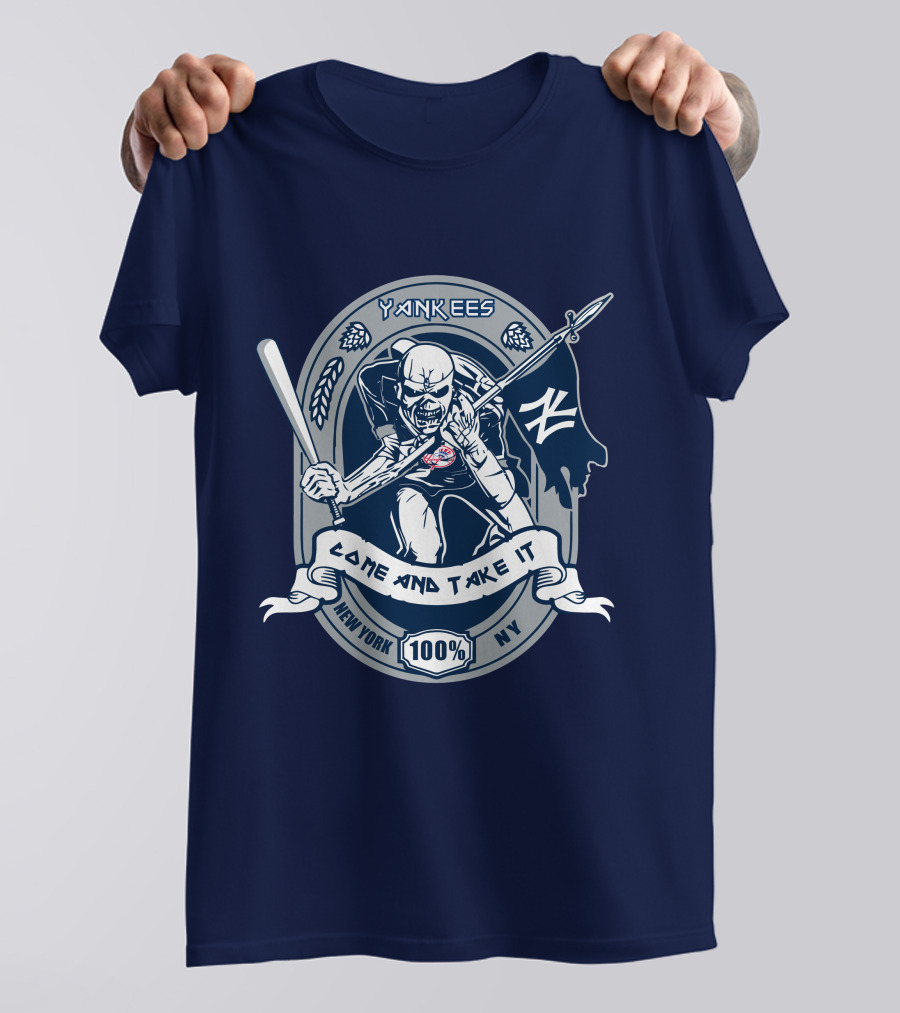 Yankees Come And Take It New York 100% Ny T-Shirt