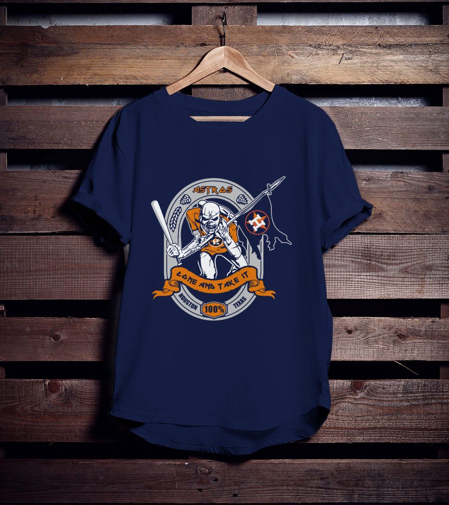 Astros Come And Take It Houston 100% Texas T-Shirt