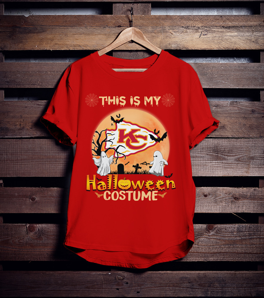 This Is My Kansas City Chiefs Halloween Costume T-Shirt