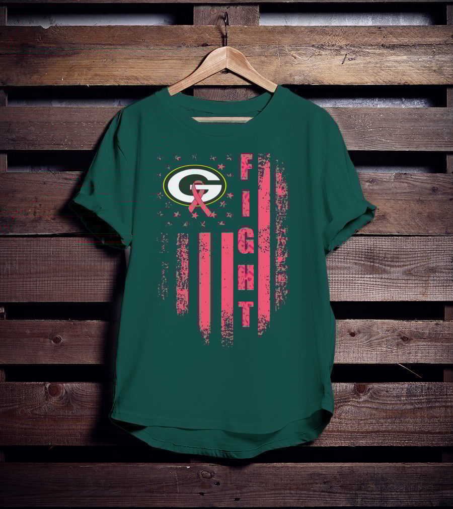 Green Bay Packers Fight Breast Cancer T-Shirt