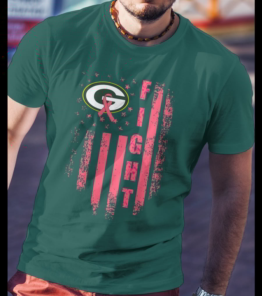 Green Bay Packers Fight Breast Cancer T-Shirt