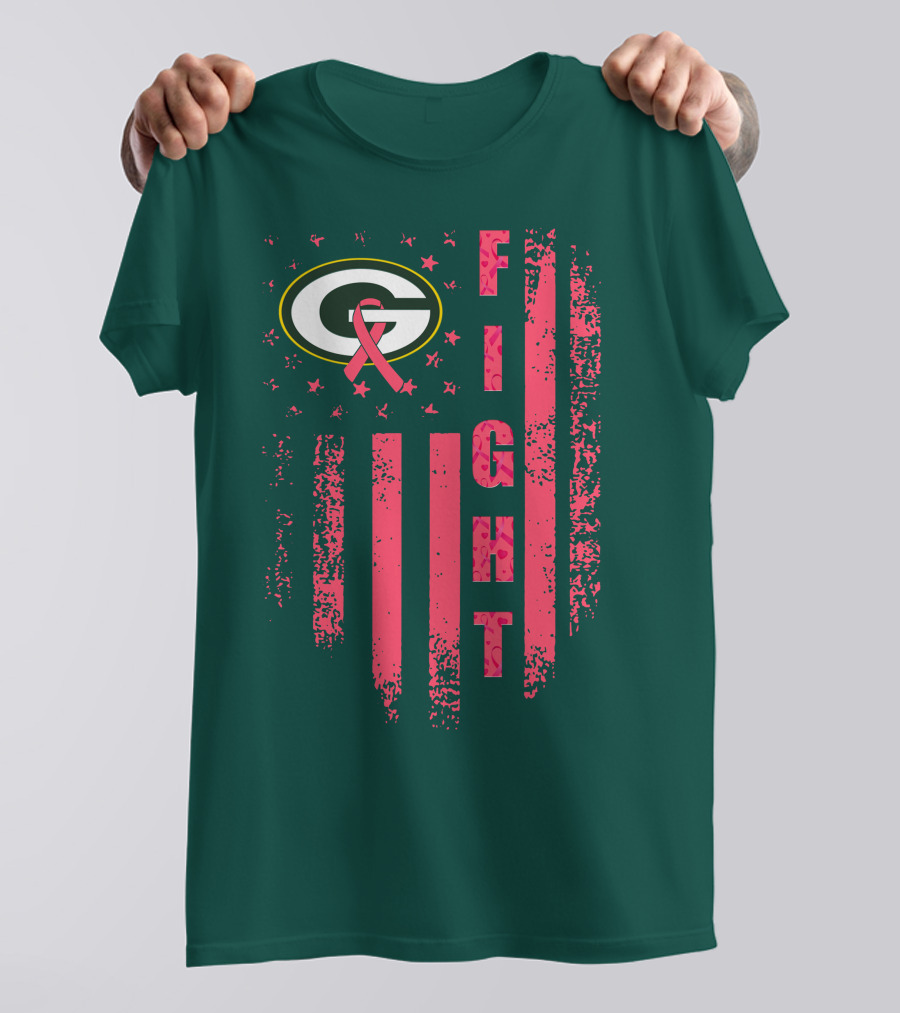 Green Bay Packers Fight Breast Cancer T-Shirt