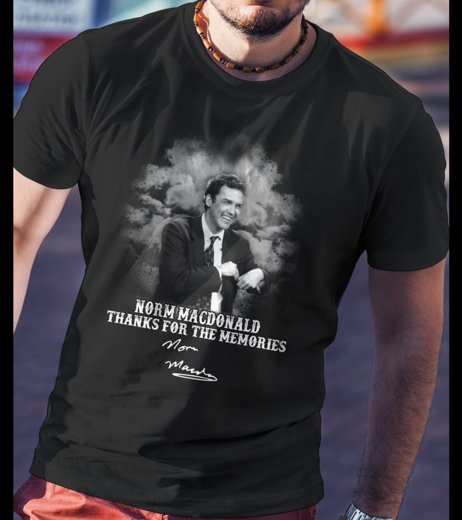 Norm Macdonald Thanks For The Memories T-Shirt