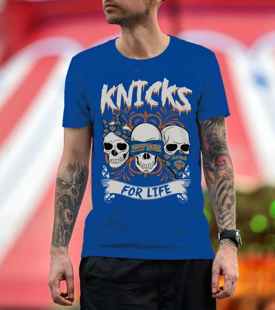 Knicks New York For Life T-Shirt