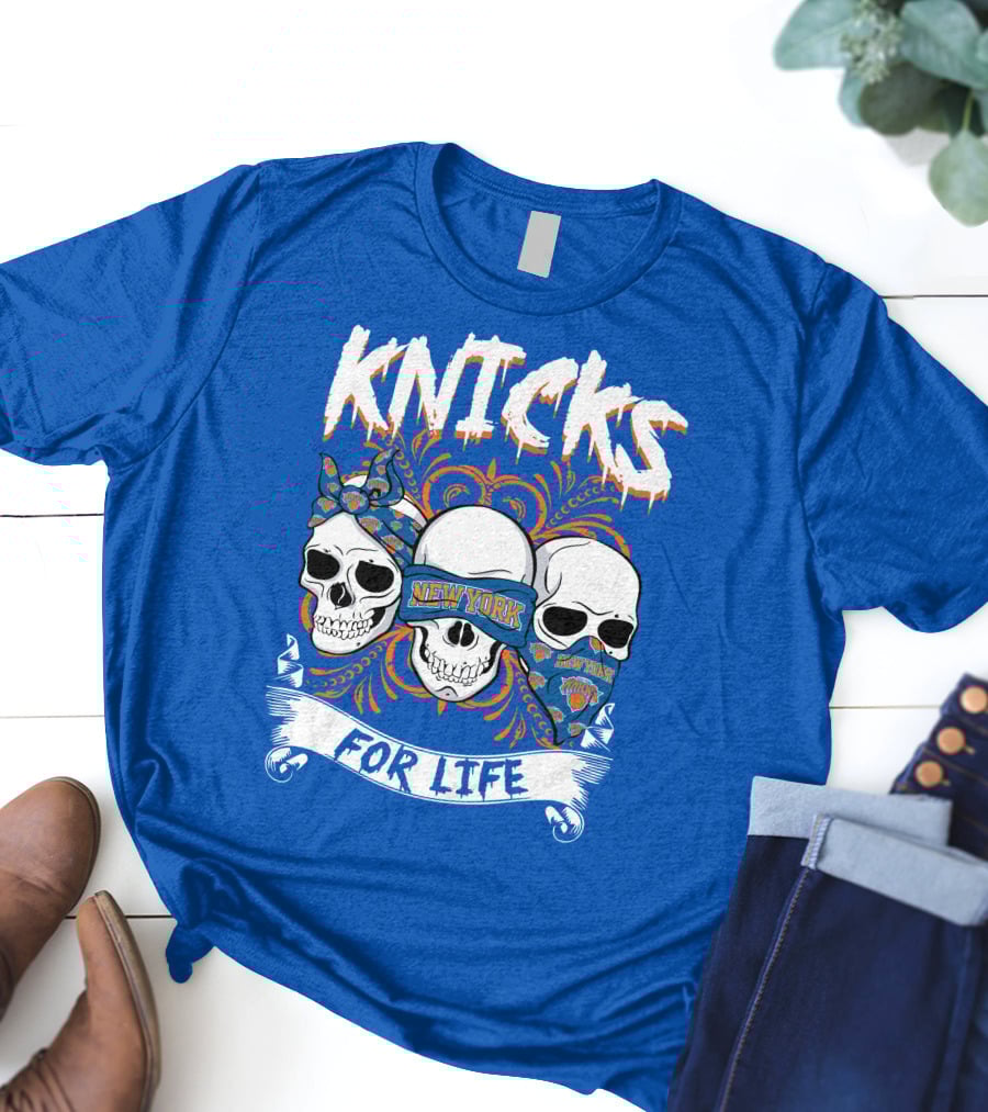 Knicks New York For Life T-Shirt