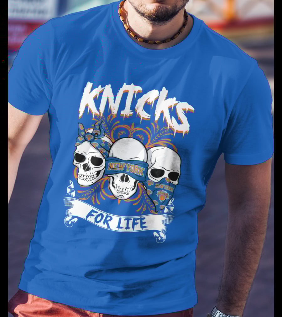 Knicks New York For Life T-Shirt