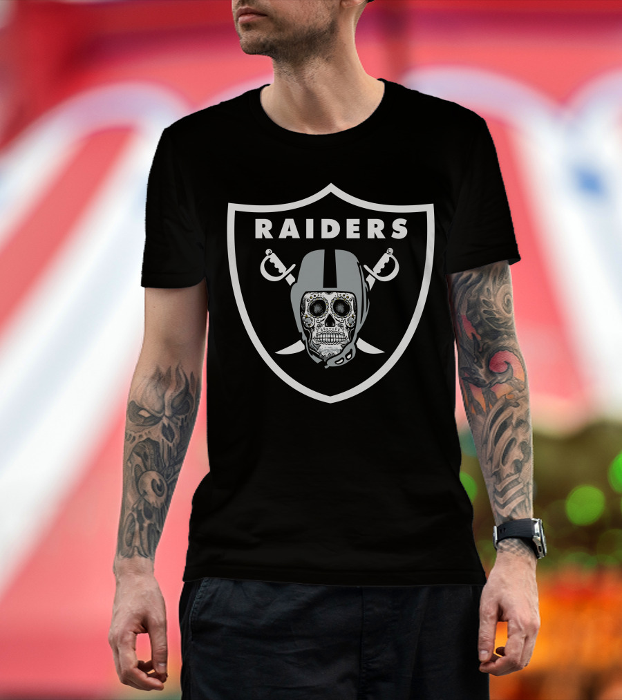 Raiders Sugar Skull T-Shirt