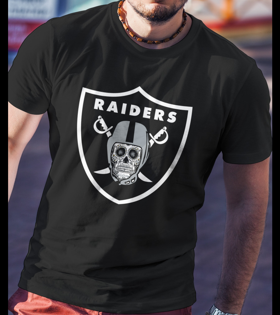 Raiders Sugar Skull T-Shirt