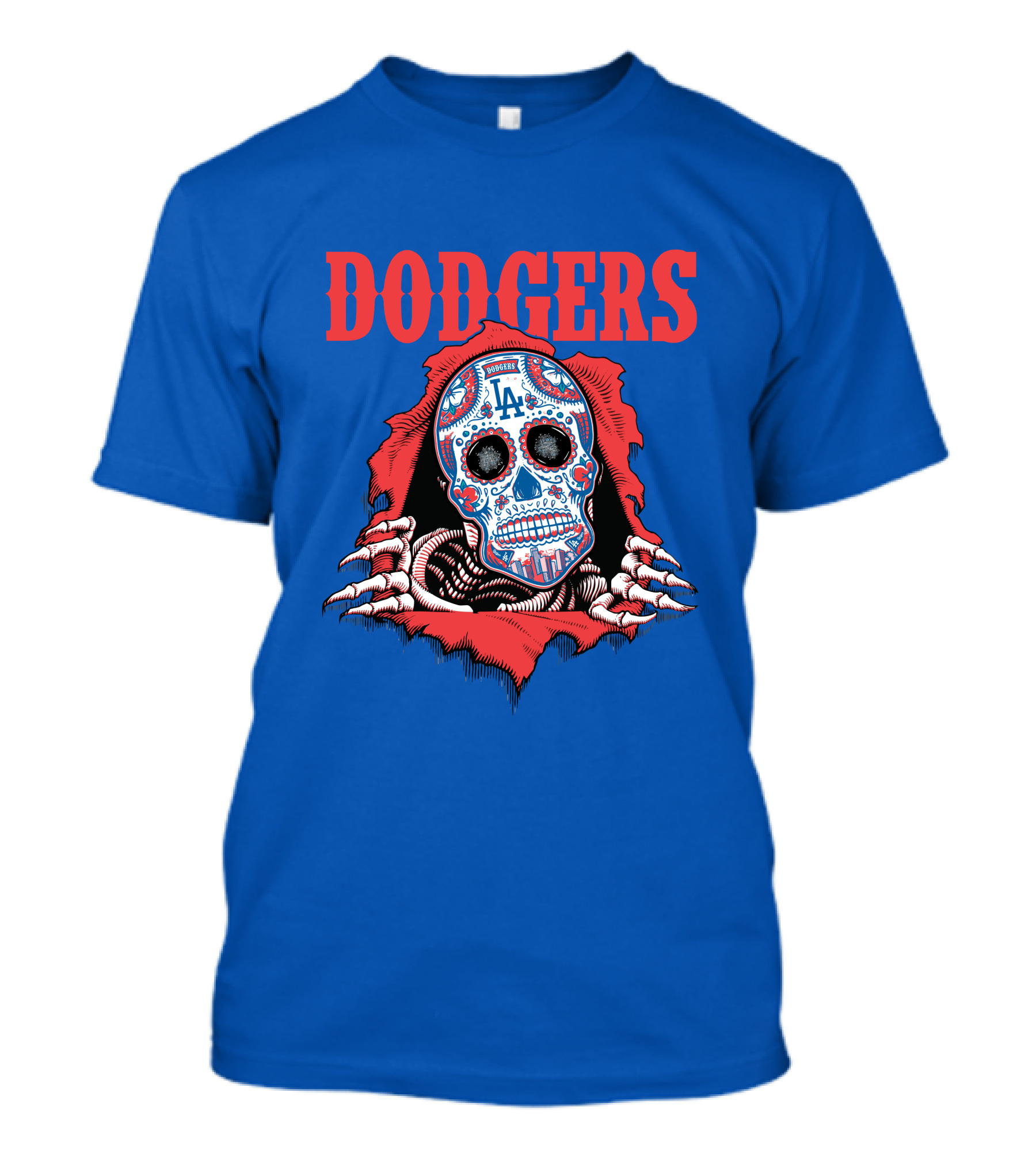 Dodgers La Sugar Skull T-Shirt