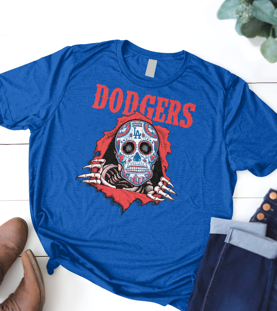 Dodgers La Sugar Skull T-Shirt