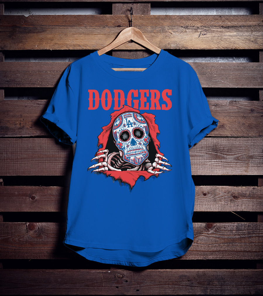 Dodgers La Sugar Skull T-Shirt
