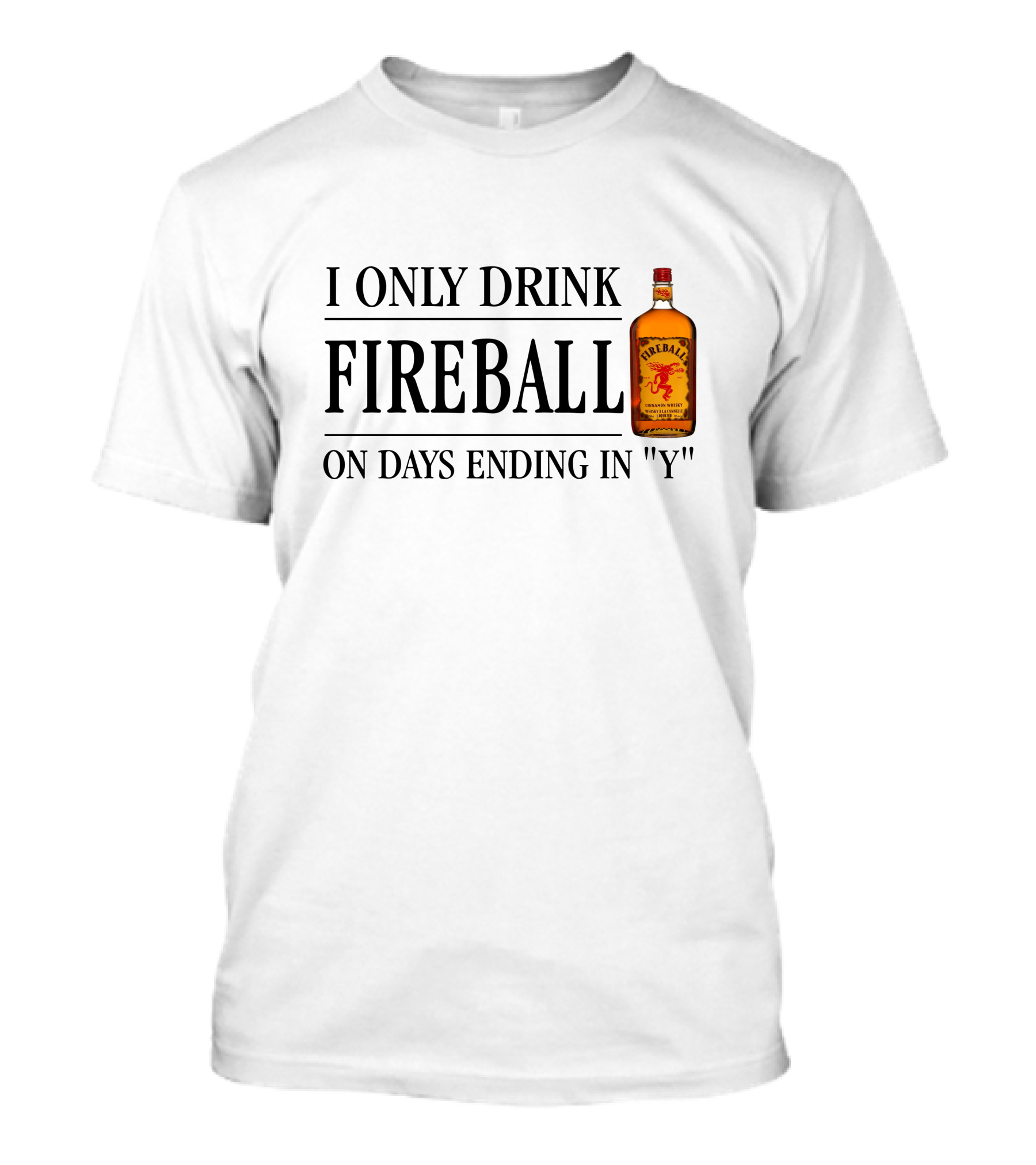 I Only Drink Fireball On Days Ending In Y T-Shirt