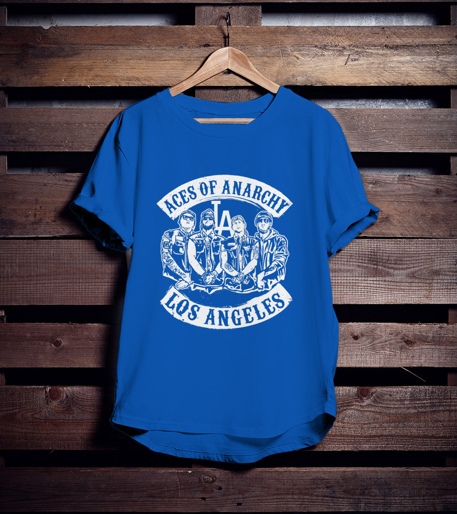 Aces Of Anarchy Los Angeles Dodgers T-Shirt